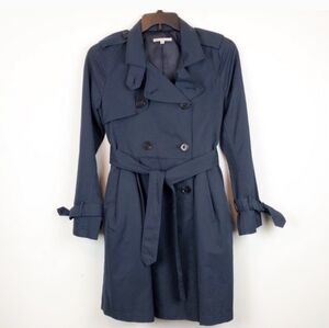 🇺🇦 Classic Grey Trench Coat 90s Y2K New